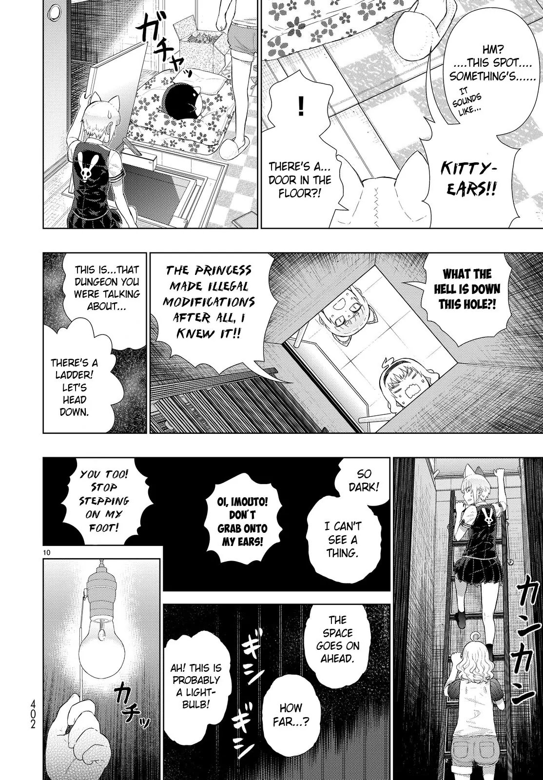 Witchcraft Works Chapter 54.6 page 10 - Extra Chapter: Kasumi-chan and Kitty-Ears' Exploratory Party
