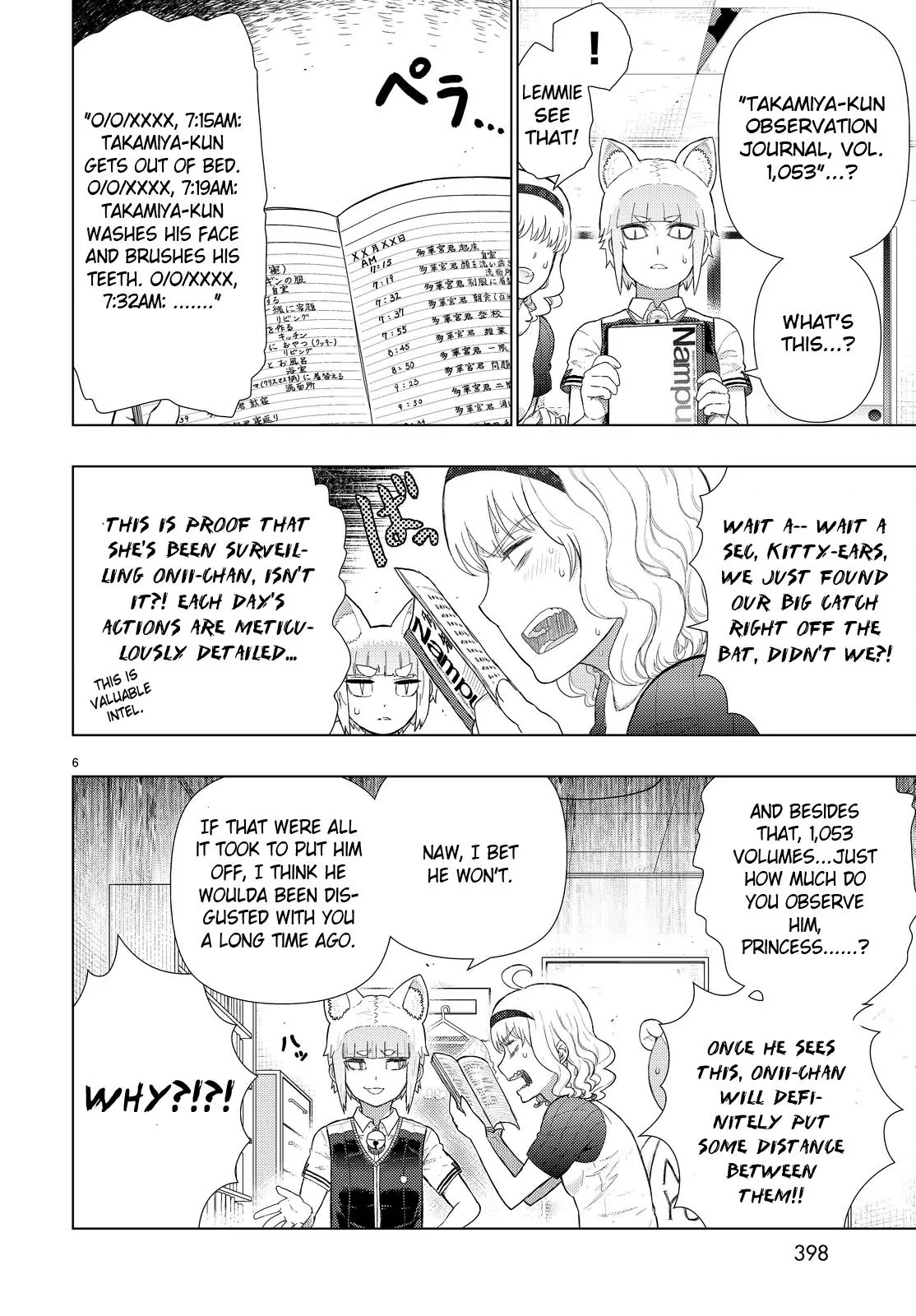 Witchcraft Works Chapter 54.6 page 6 - Extra Chapter: Kasumi-chan and Kitty-Ears' Exploratory Party