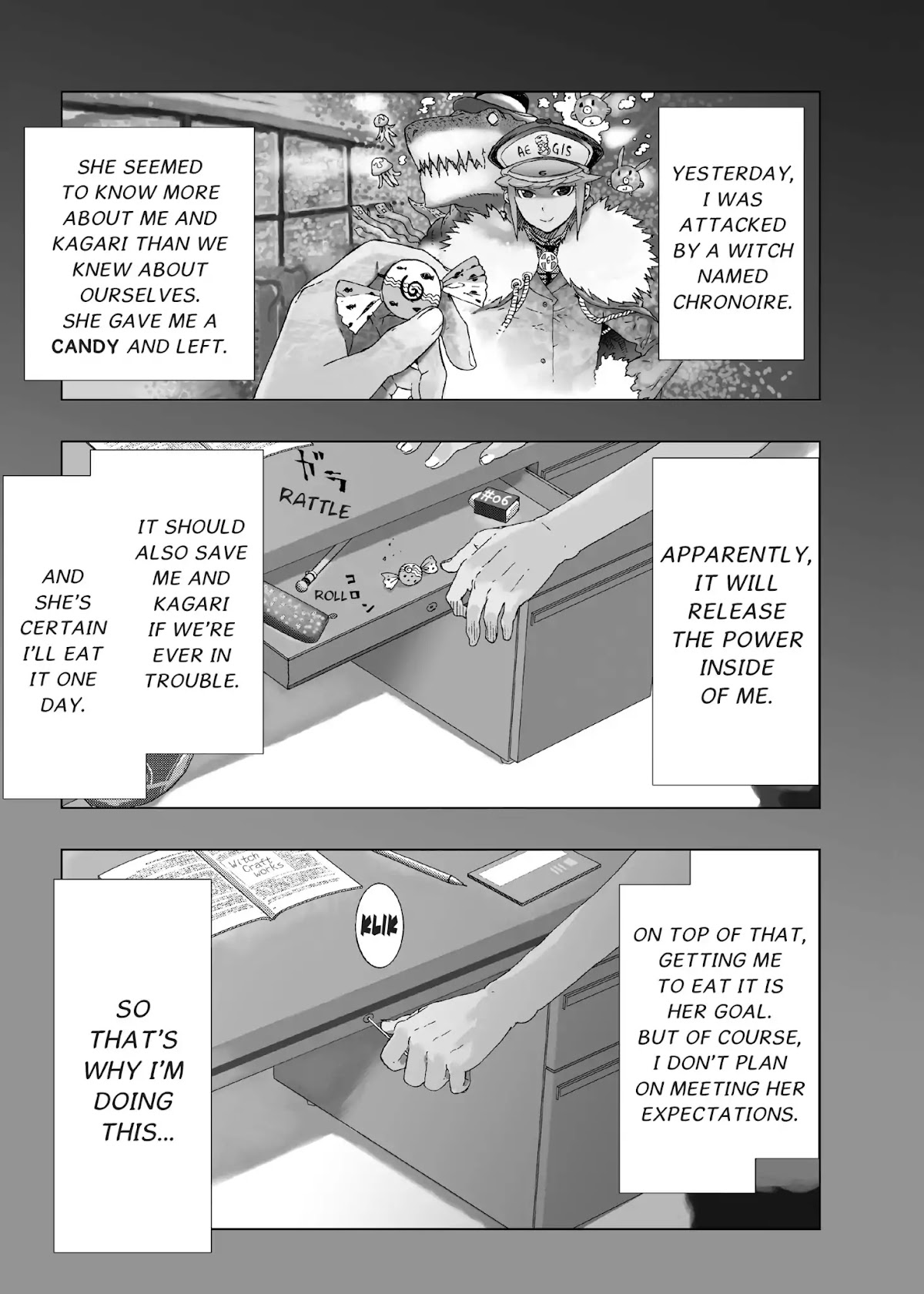 Witchcraft Works Chapter 6 page 1 - Chapter 6: Takamiya and Kagari's After-school Lessons