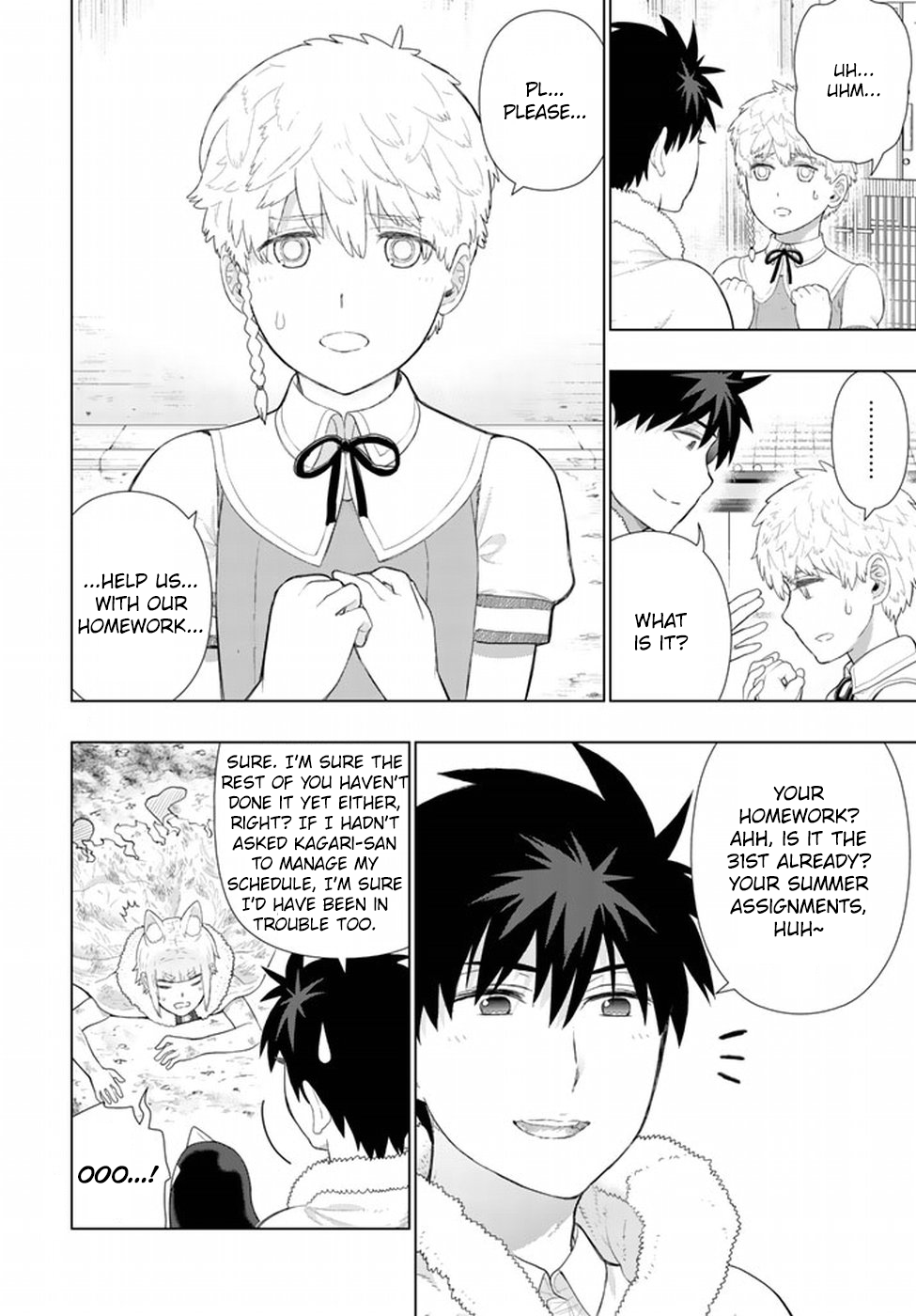 Witchcraft Works Chapter 63 page 15 - Chapter 63 : Takamiya-kun and the Final Day of Summer Break