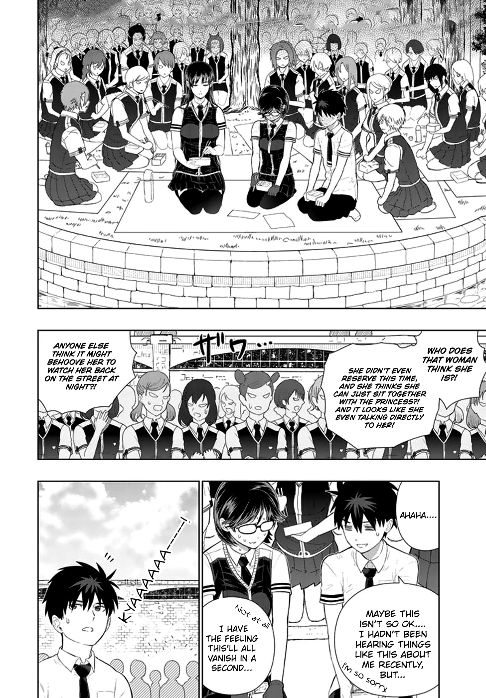 Witchcraft Works Chapter 65 page 4 - Chapter 65 : Takamiya-kun and the Mysterious Transfer Student