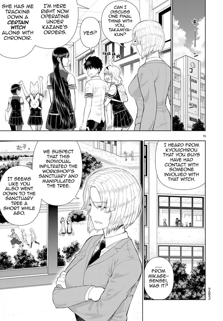 Witchcraft Works Chapter 69 page 15 - Chapter 69: Takamiya-kun and Weekend-sensei