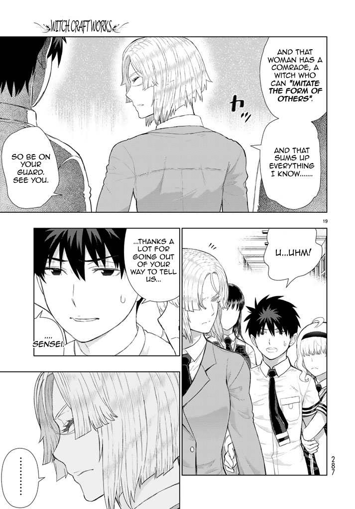 Witchcraft Works Chapter 69 page 19 - Chapter 69: Takamiya-kun and Weekend-sensei