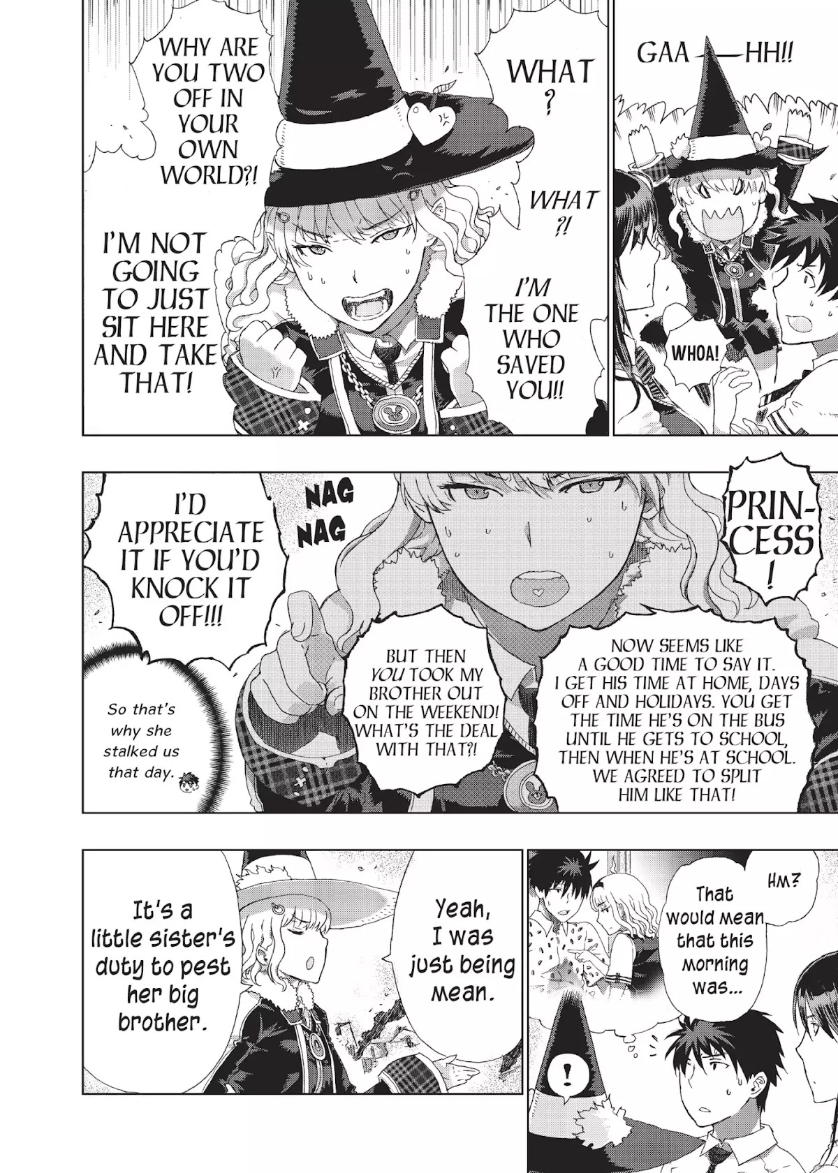 Witchcraft Works Chapter 7 page 32 - Chapter 7: Takamiya and His Mean Little Sister