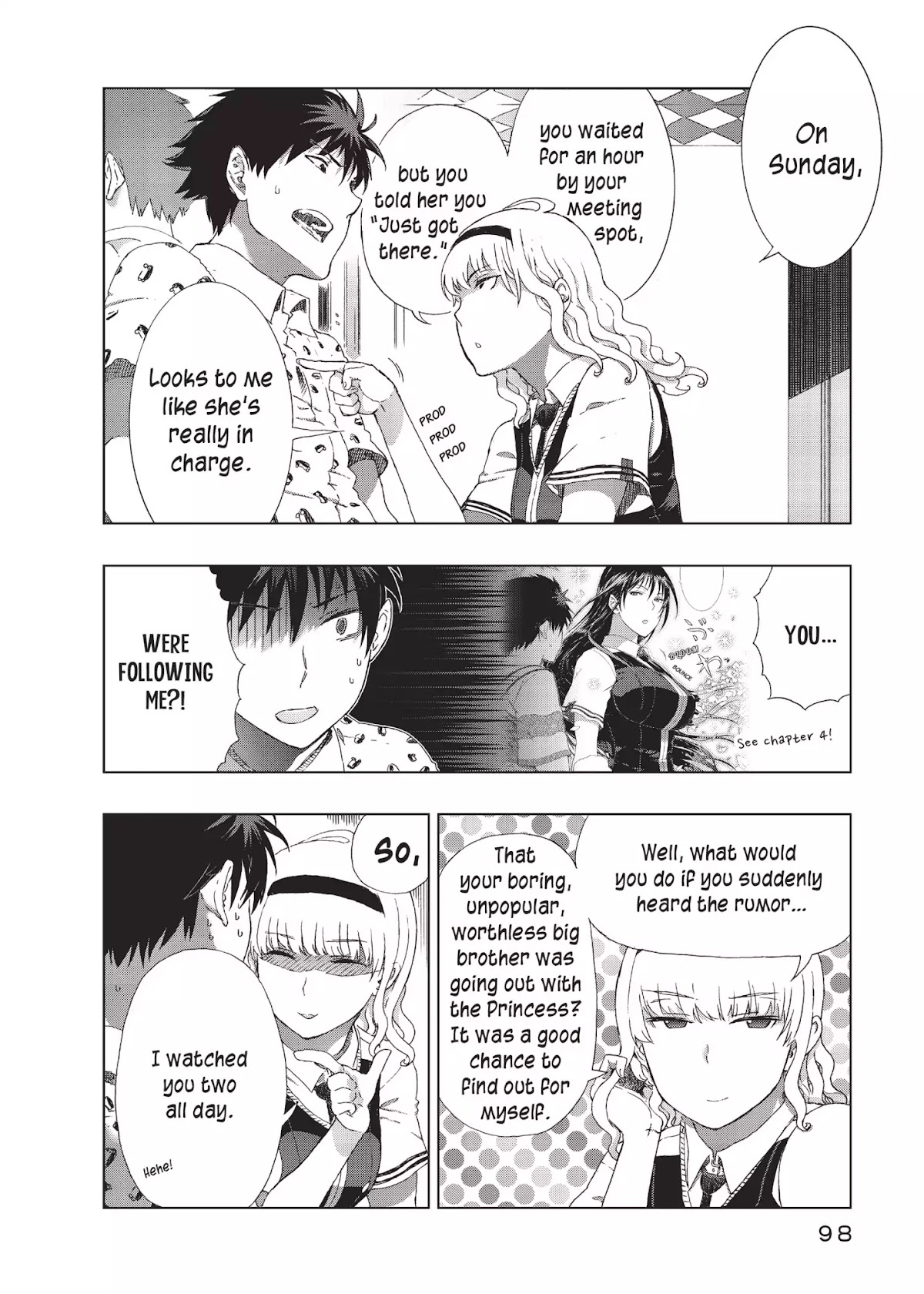Witchcraft Works Chapter 7 page 9 - Chapter 7: Takamiya and His Mean Little Sister