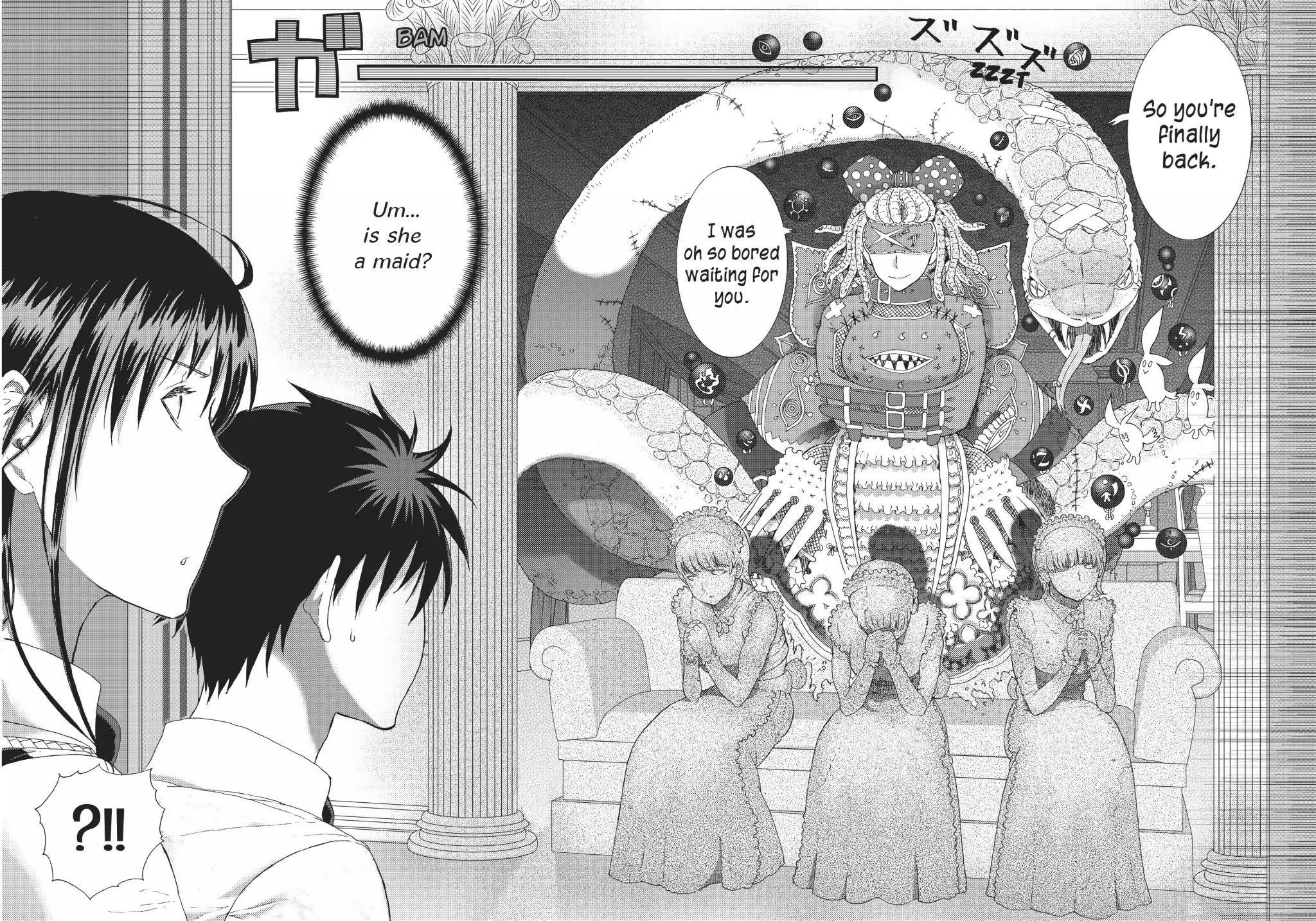 Witchcraft Works Chapter 8 page 22 - Chapter 8: Takamiya and the Witch with Stone Eyes and Stone Hands
