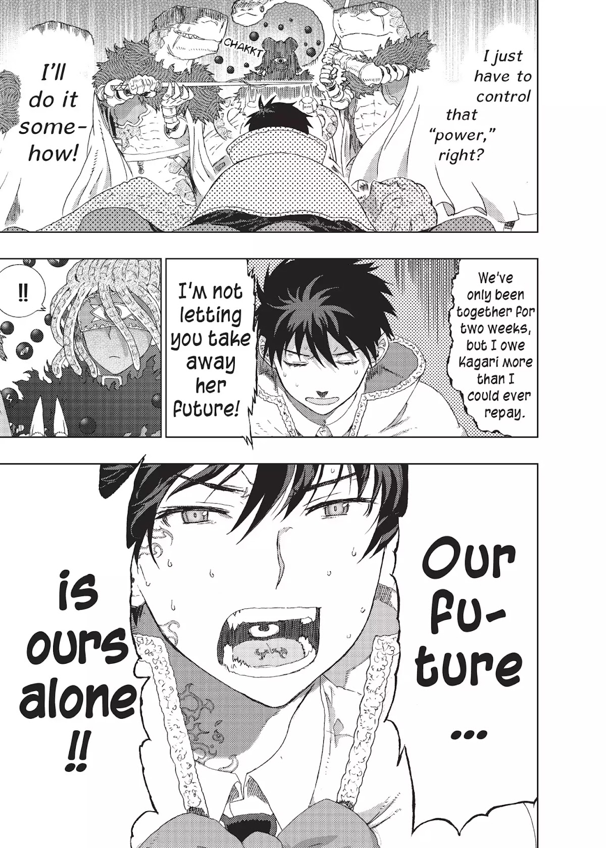 Witchcraft Works Chapter 8 page 35 - Chapter 8: Takamiya and the Witch with Stone Eyes and Stone Hands