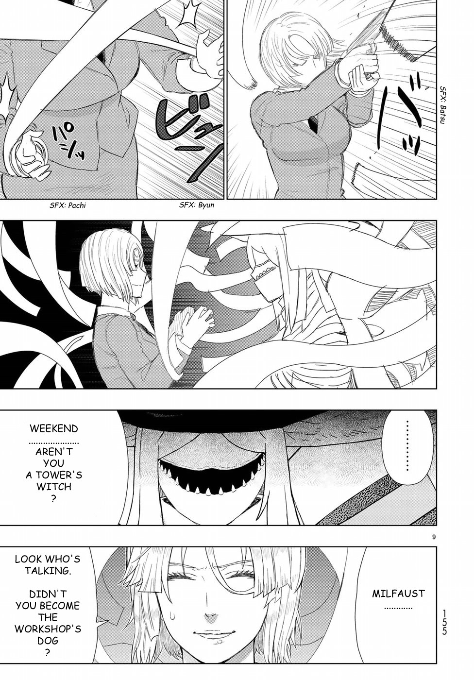Witchcraft Works Chapter 81 page 9 - Chapter 81: Takamiya-kun VS. Alcina, Part 5