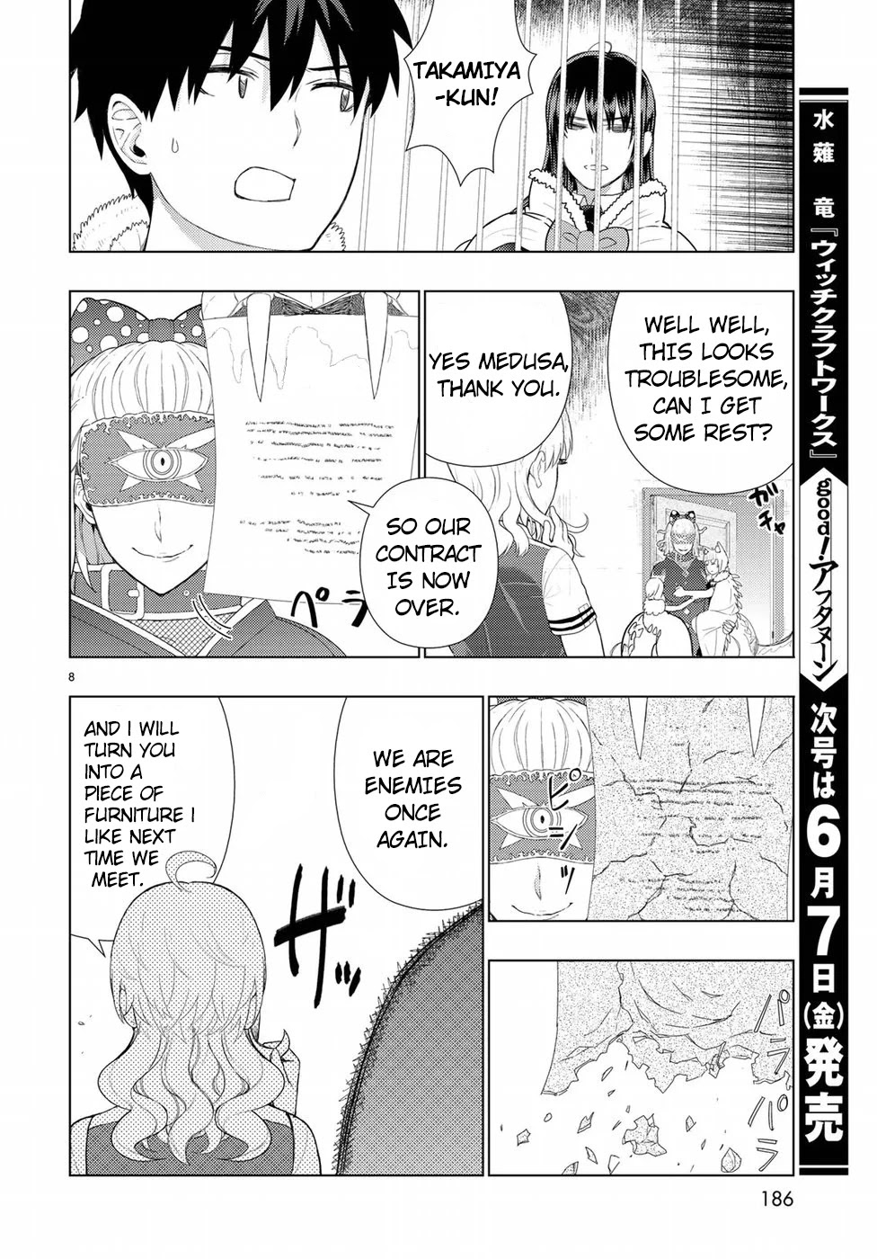 Witchcraft Works Chapter 84 page 8 - Chapter 84: Takamiya-kun VS. Alcina, Part 8