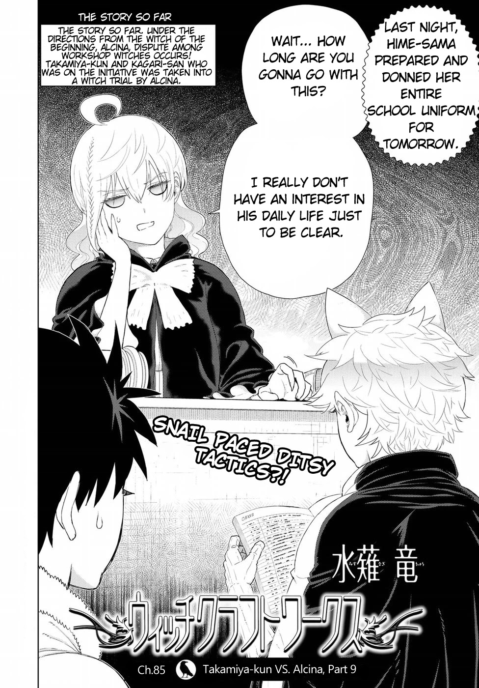 Witchcraft Works Chapter 85 page 2 - Chapter 85: Takamiya-kun VS Alcina, Part 9