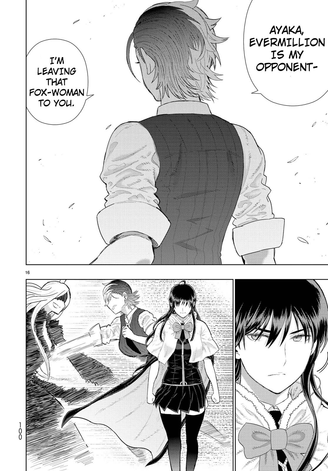 Witchcraft Works Chapter 89 page 16 - Chapter 89: Takamiya-kun VS. Kayou, Part 3