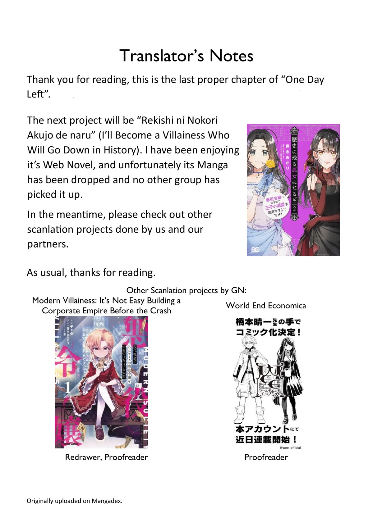 With One Day Left I'll Break All the Destruction Flags: "Serves You Right!" RTA 24 Hour Record Chapter 16.5 page 12 - Chapter 16.5: Volume Extras