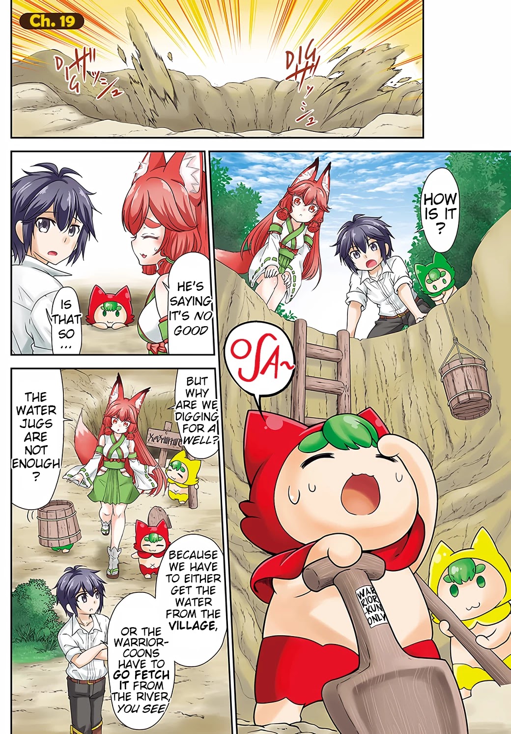 With Single Palm Founding a Pioneering Village a in Another World - Live With The Married Girls in Uninhabited Island Life ~ Chapter 19 page 1 - Chapter 19: The First Step