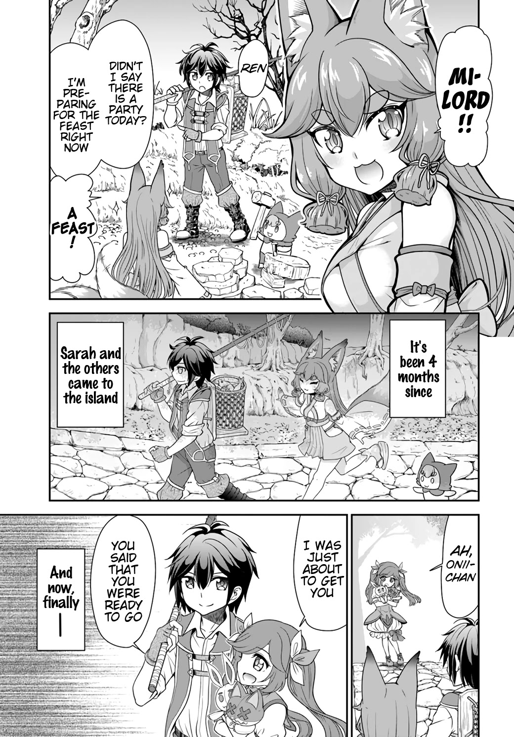 With Single Palm Founding a Pioneering Village a in Another World - Live With The Married Girls in Uninhabited Island Life ~ Chapter 20 page 11 - Chapter 20: Closing In...