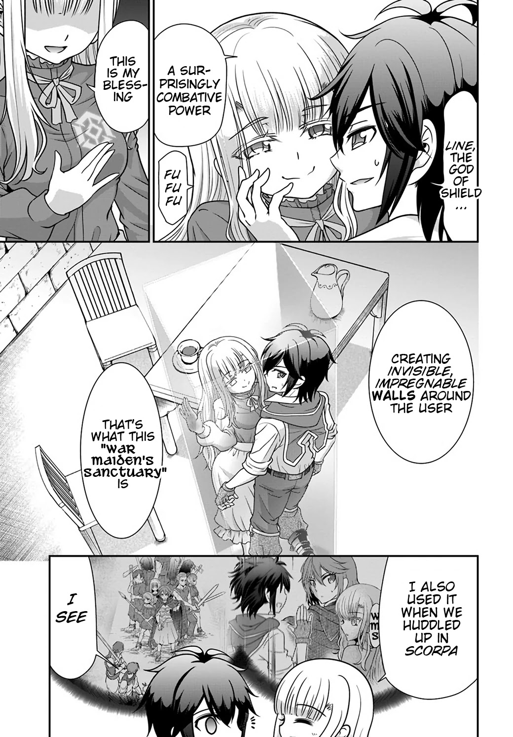 With Single Palm Founding a Pioneering Village a in Another World - Live With The Married Girls in Uninhabited Island Life ~ Chapter 21 page 3 - Chapter 21: Protecting Dear Family