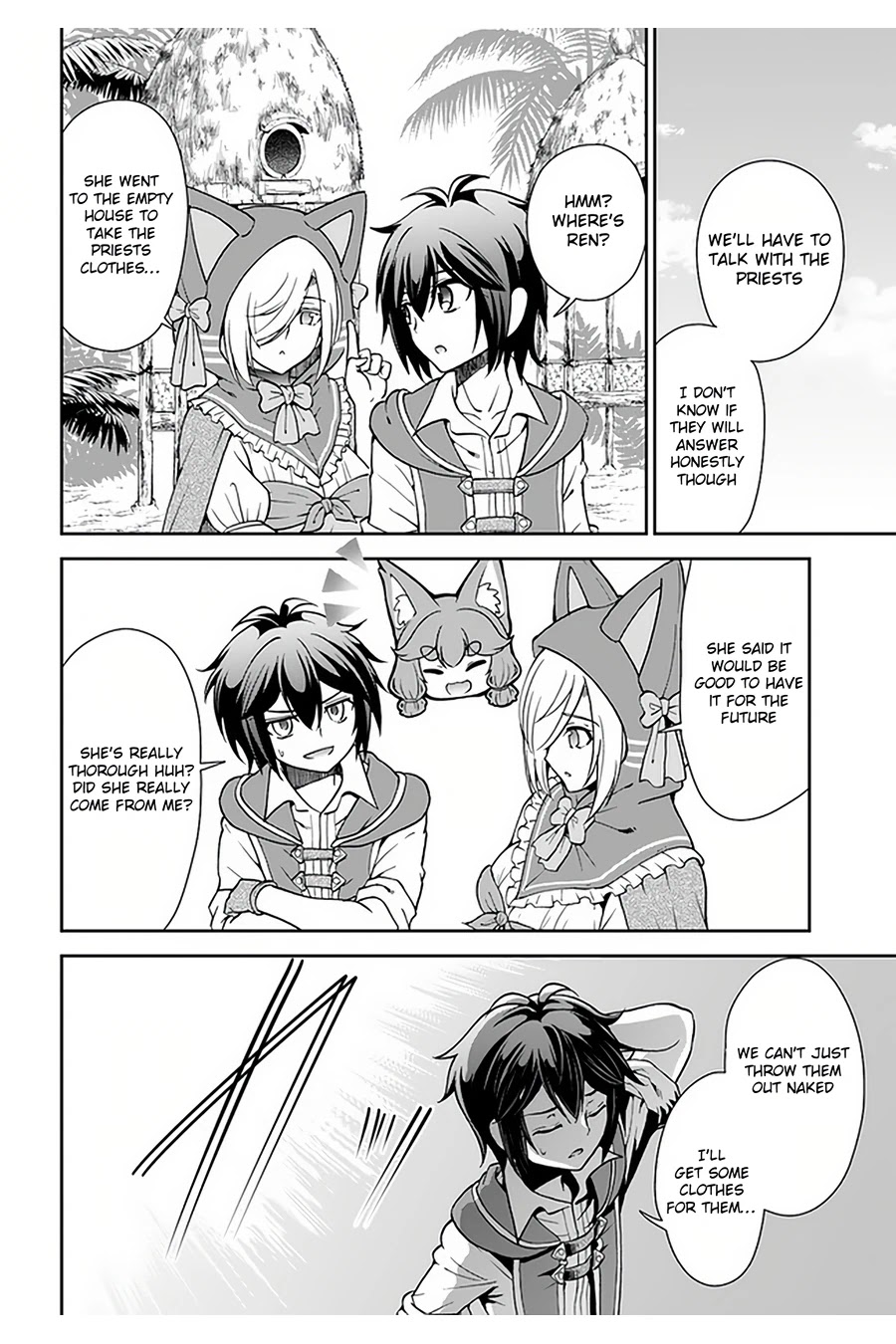 With Single Palm Founding a Pioneering Village a in Another World - Live With The Married Girls in Uninhabited Island Life ~ Chapter 30 page 11 - Chapter 30