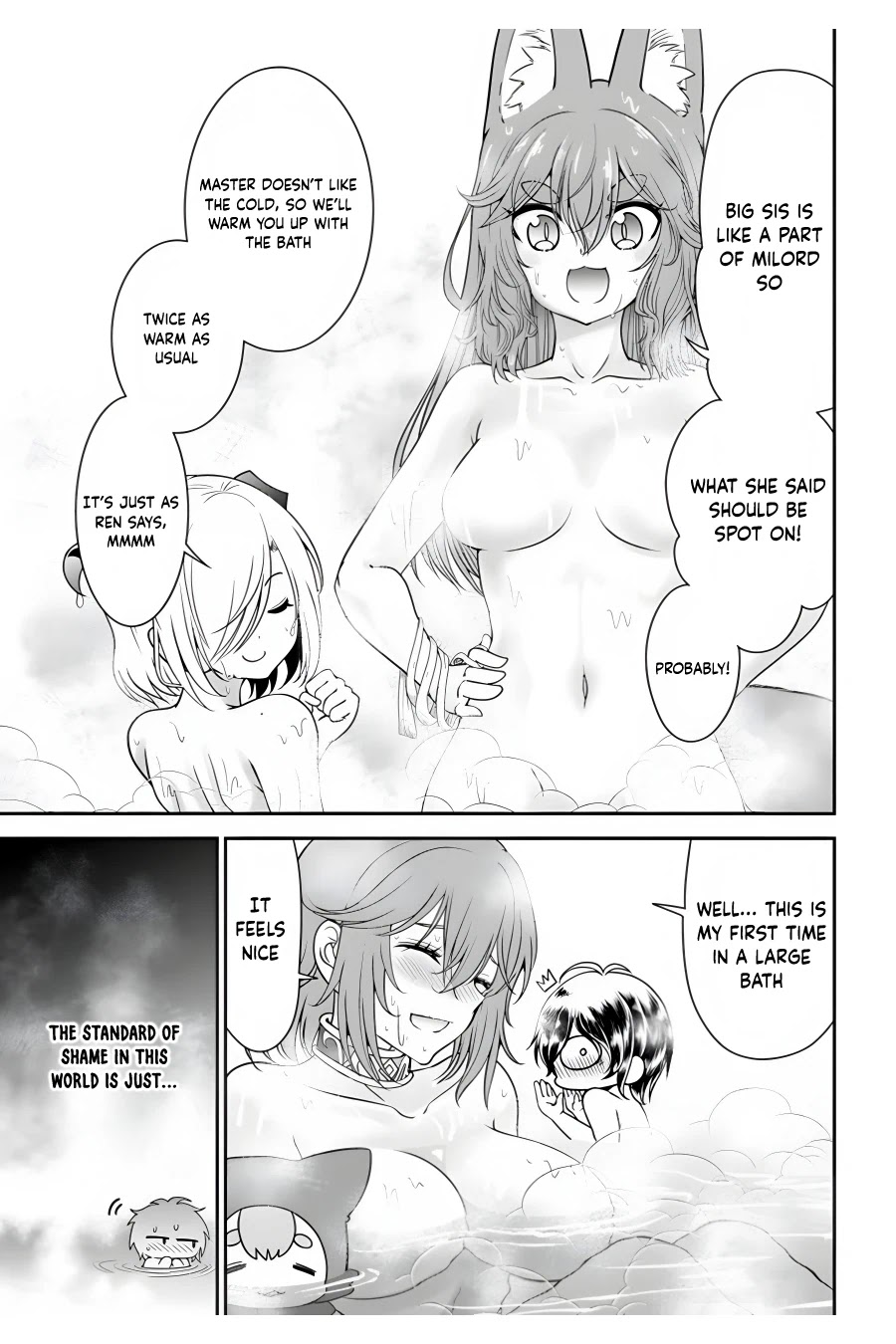 With Single Palm Founding a Pioneering Village a in Another World - Live With The Married Girls in Uninhabited Island Life ~ Chapter 33 page 19 - Chapter 33