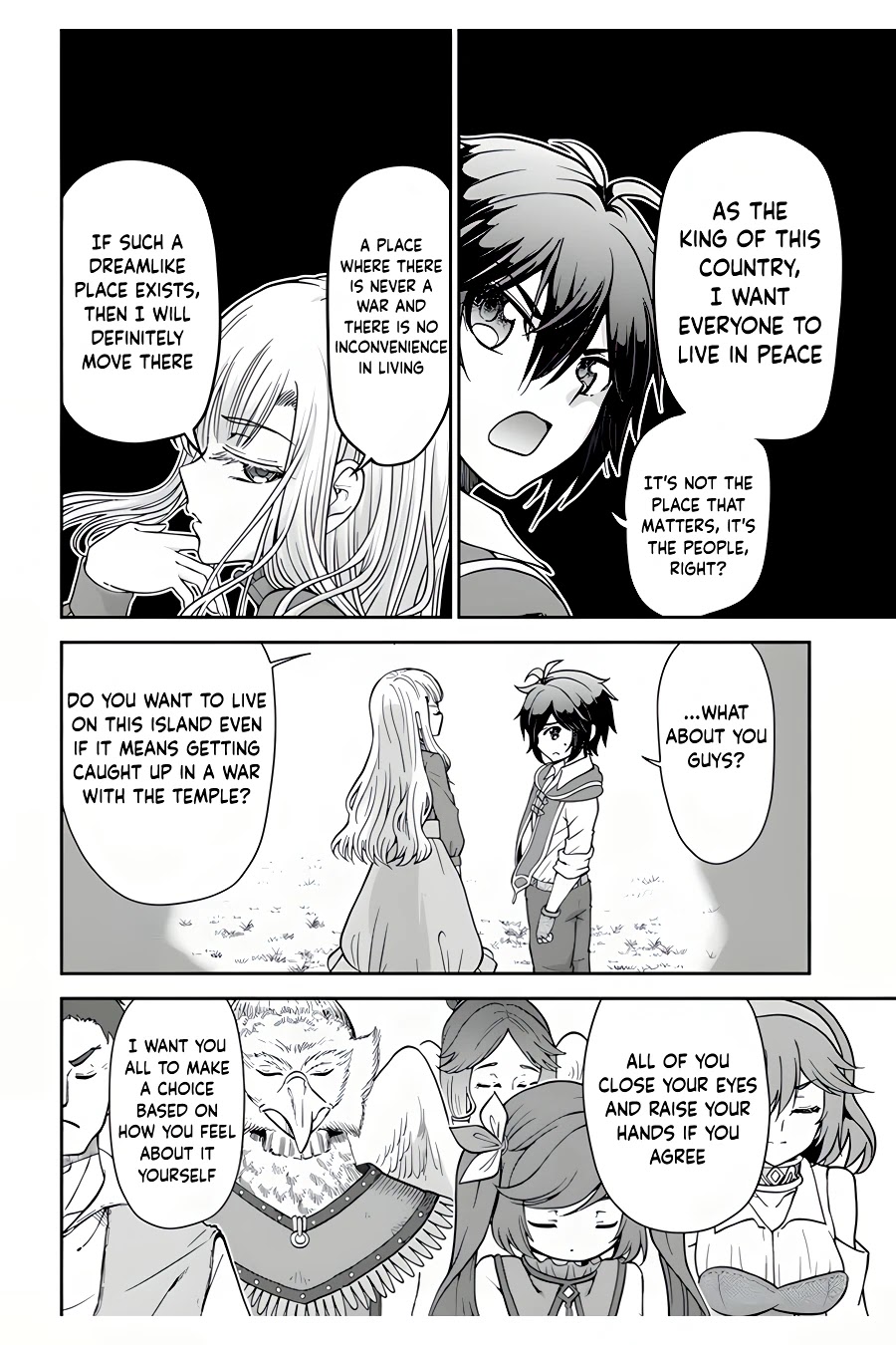 With Single Palm Founding a Pioneering Village a in Another World - Live With The Married Girls in Uninhabited Island Life ~ Chapter 35 page 15 - Chapter 35