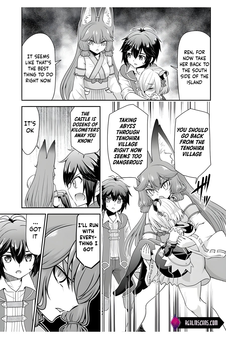 With Single Palm Founding a Pioneering Village a in Another World - Live With The Married Girls in Uninhabited Island Life ~ Chapter 36 page 6 - Chapter 36