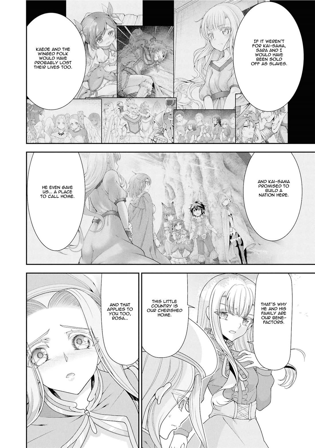 With Single Palm Founding a Pioneering Village a in Another World - Live With The Married Girls in Uninhabited Island Life ~ Chapter 56 page 12 - Chapter 56