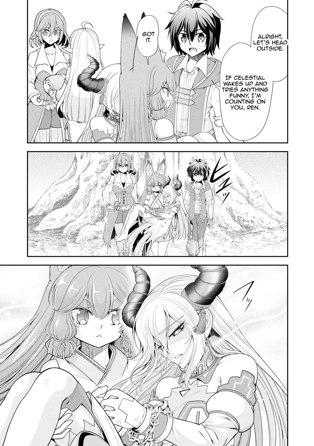 With Single Palm Founding a Pioneering Village a in Another World - Live With The Married Girls in Uninhabited Island Life ~ Chapter 59 page 3 - Chapter 59