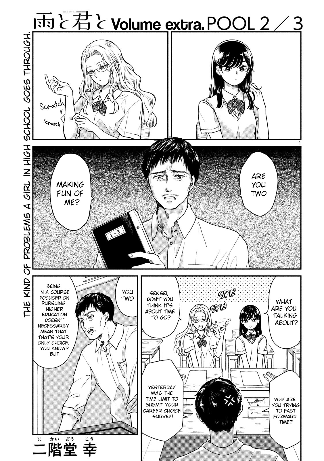 With You and the Rain Chapter 23.2 page 1 - Chapter 23.2: Volume extra. POOL 2/3
