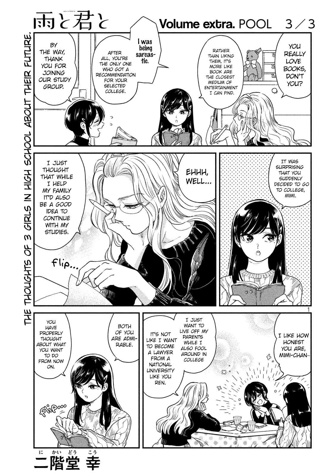 With You and the Rain Chapter 23.3 page 1 - Chapter 23.3: Volume extra. POOL 3/3