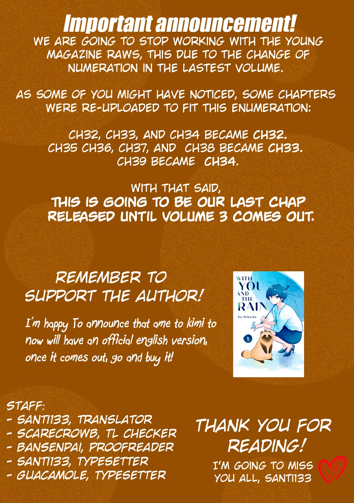 With You and the Rain Chapter 34 page 27 - Chapter 34: Halloween