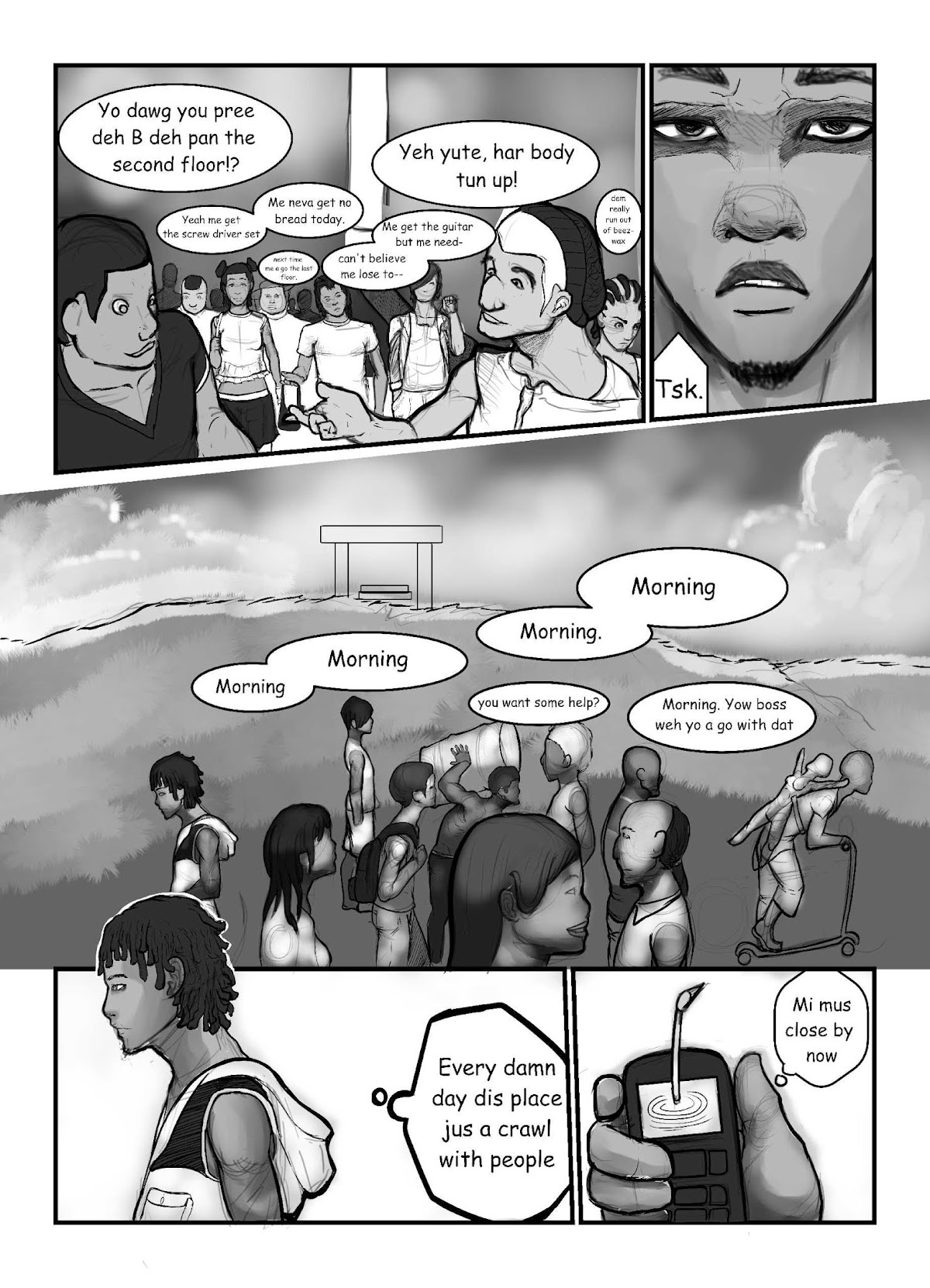 Within The Minority Chapter 0.2 page 14 - Chapter 0 v2 : What would you do?