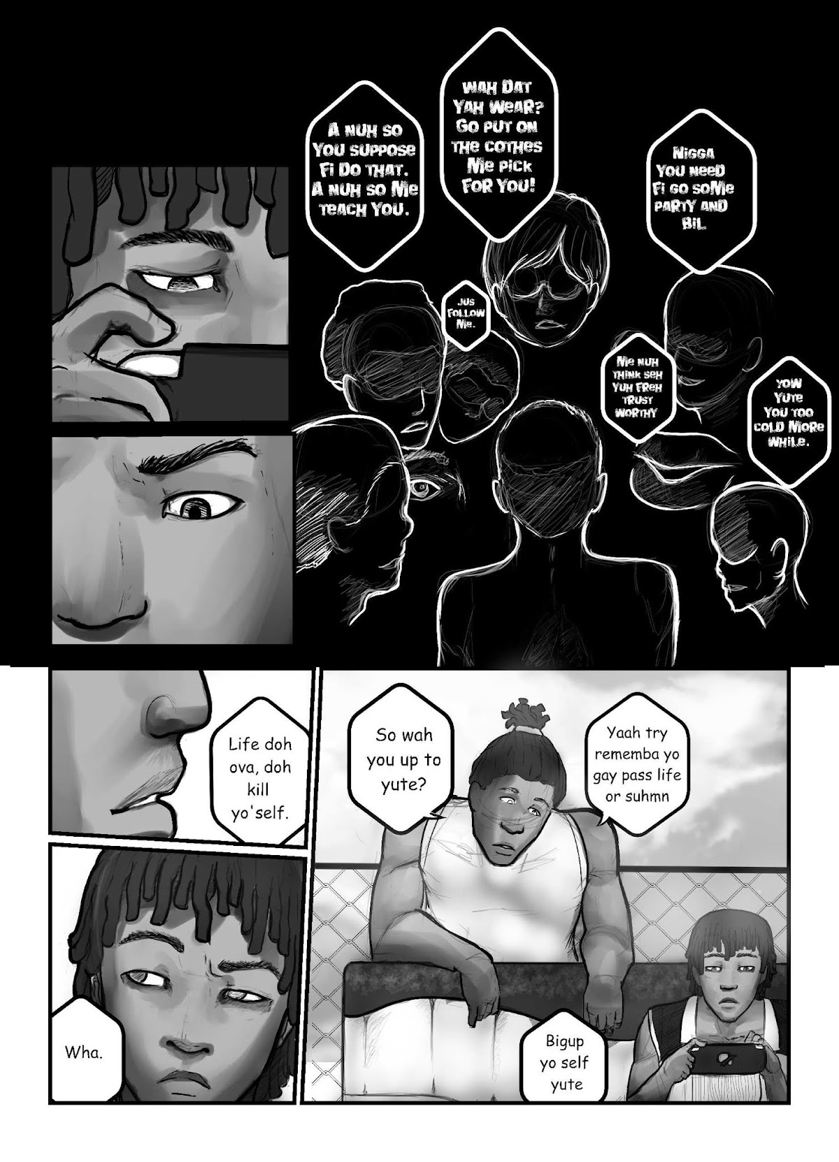 Within The Minority Chapter 0.2 page 17 - Chapter 0 v2 : What would you do?