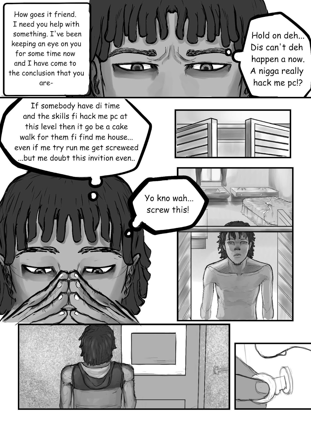 Within The Minority Chapter 0.2 page 6 - Chapter 0 v2 : What would you do?