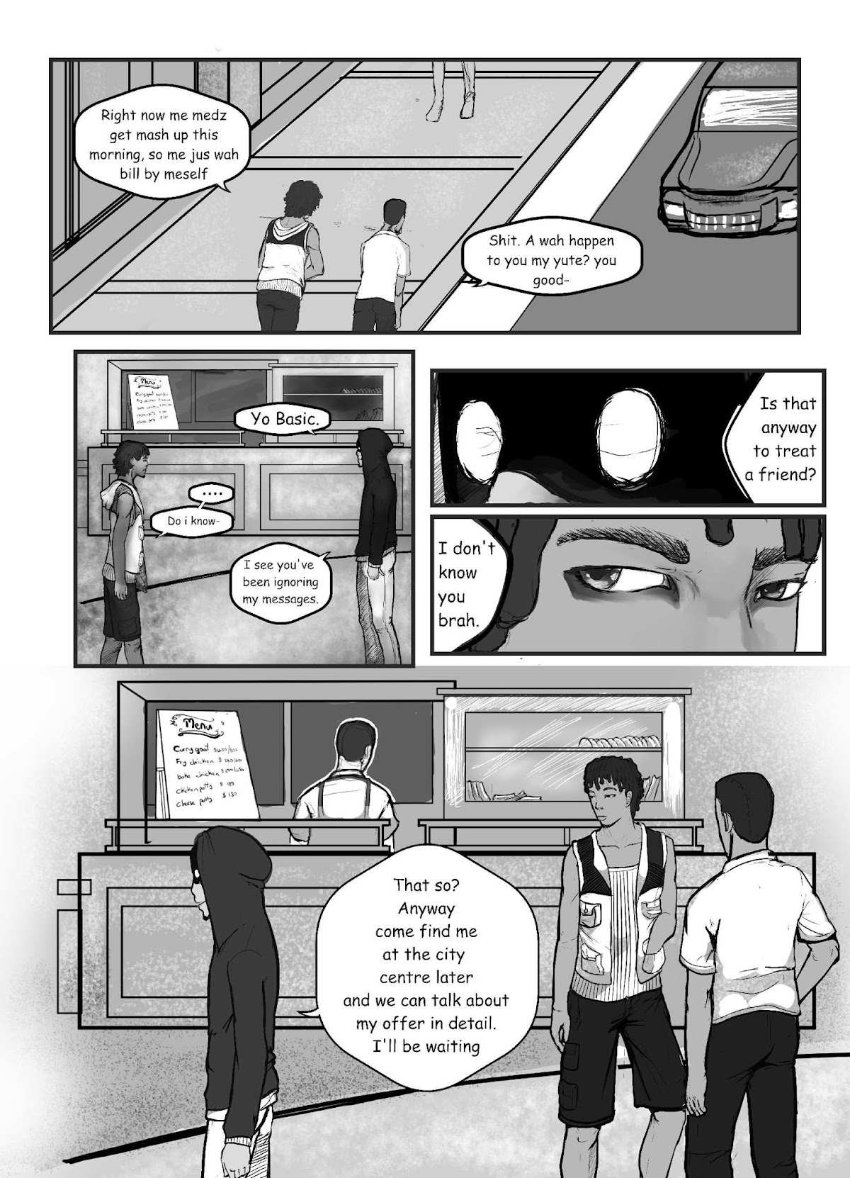 Within The Minority Chapter 0.2 page 8 - Chapter 0 v2 : What would you do?