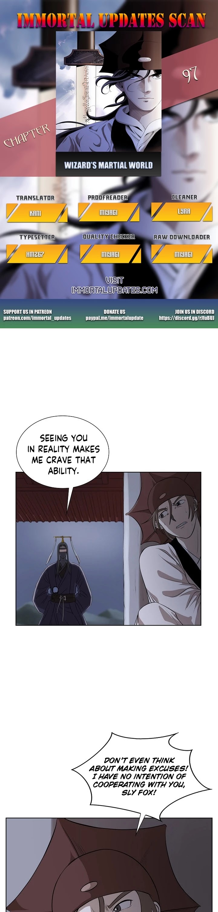 Wizard's Martial World Chapter 97 page 1 - Chapter 97