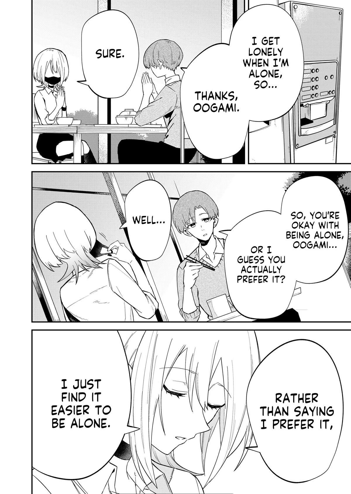 Wolf-chan Is Trying to Feign Indifference Chapter 10 page 6 - Chapter 10: Lone Wolf and Shared Table