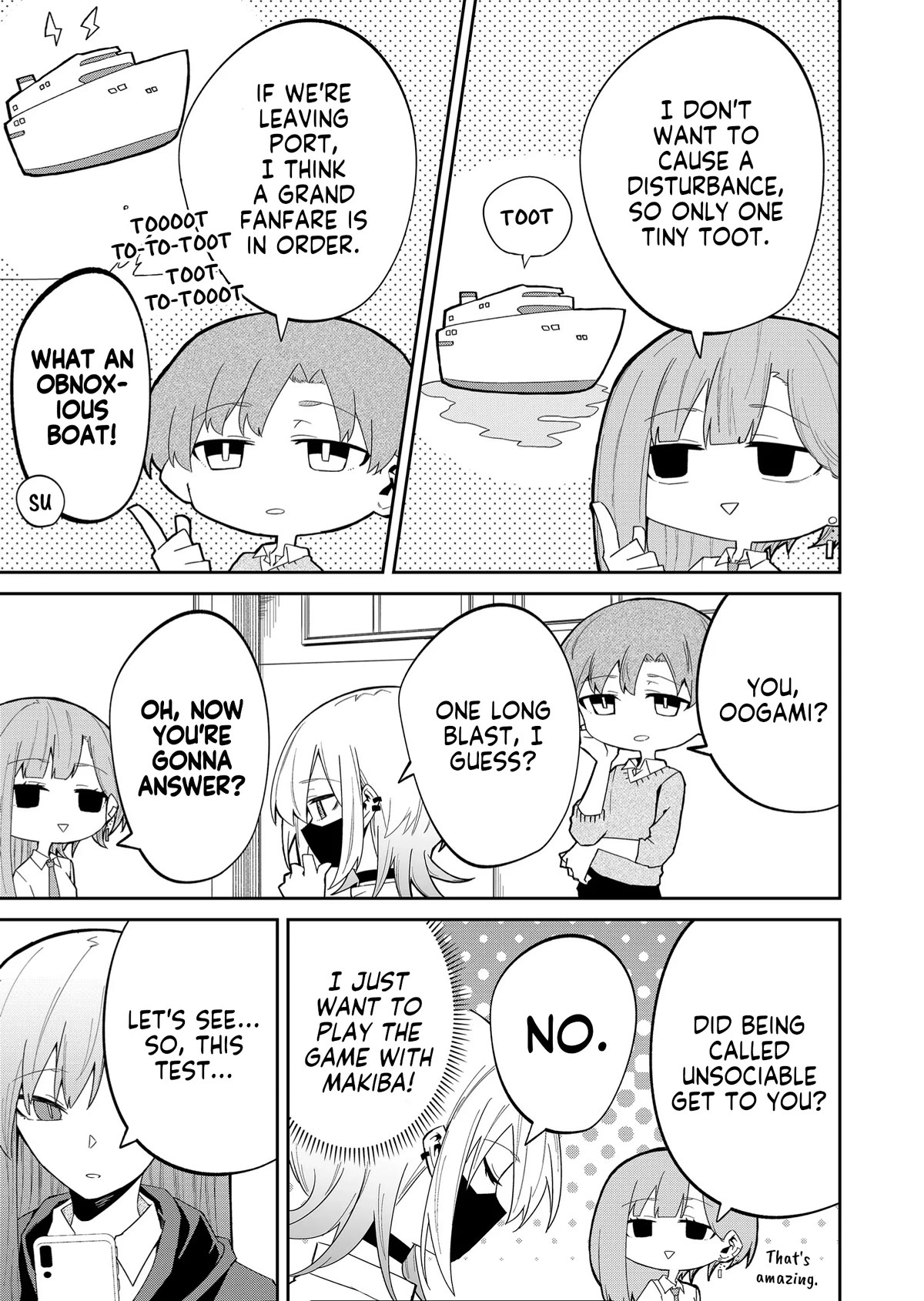 Wolf-chan Is Trying to Feign Indifference Chapter 12 page 7 - Chapter 12: Psychological Test and Change of Character