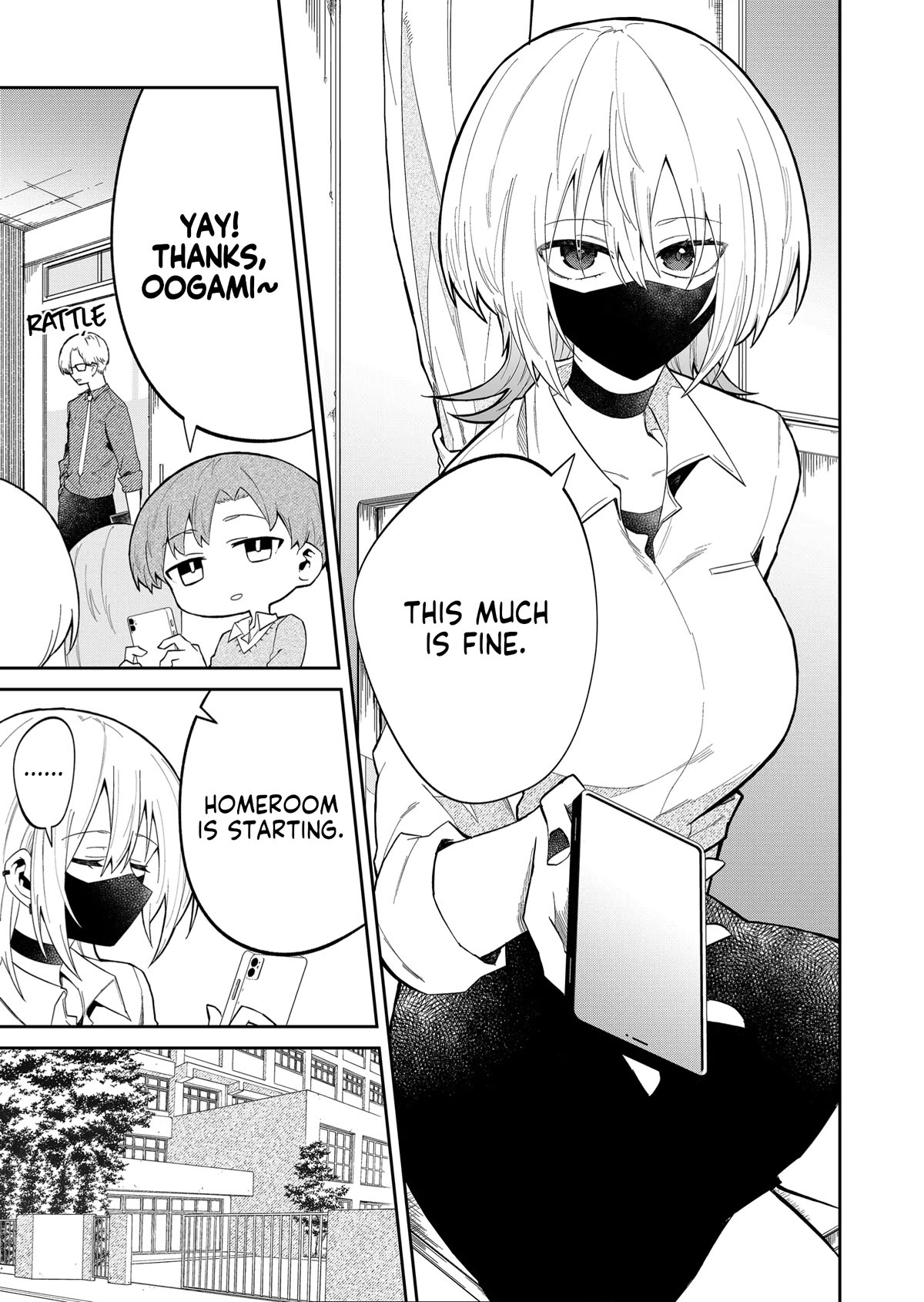 Wolf-chan Is Trying to Feign Indifference Chapter 13 page 7 - Chapter 13: Brand new phone and Contact info