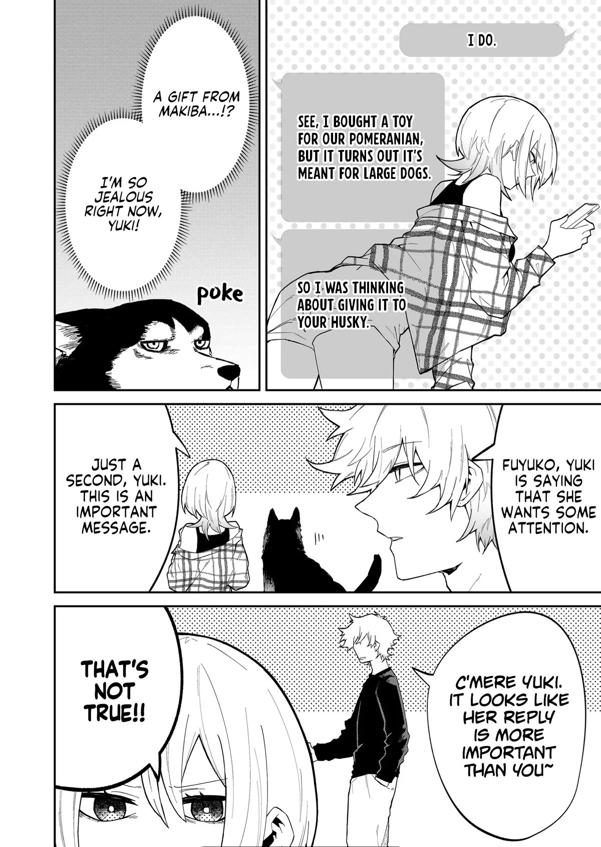 Wolf-chan Is Trying to Feign Indifference Chapter 15 page 6 - Chapter 15: Brother and Dog