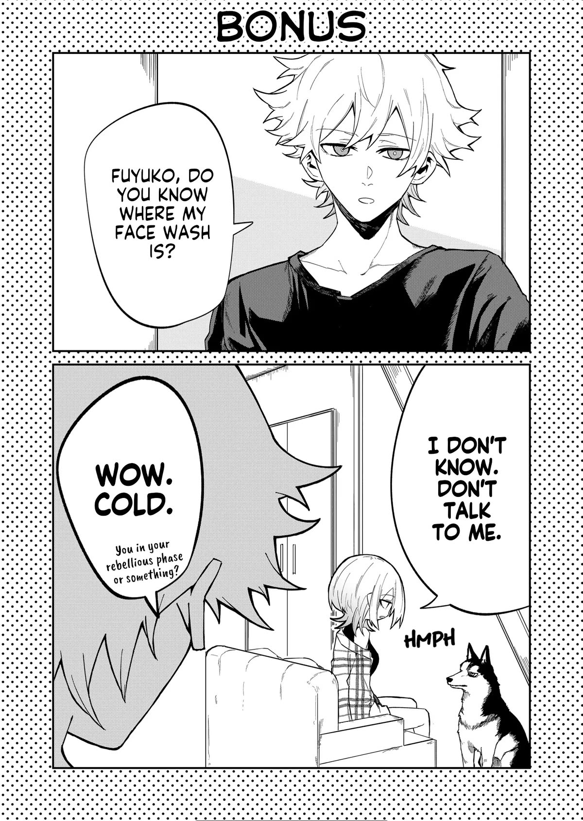 Wolf-chan Is Trying to Feign Indifference Chapter 15 page 9 - Chapter 15: Brother and Dog
