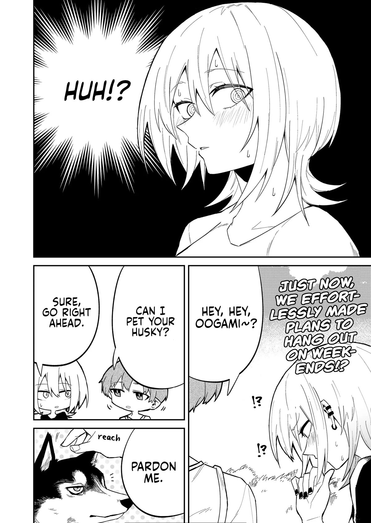 Wolf-chan Is Trying to Feign Indifference Chapter 16 page 6 - Chapter 16: Pomeranian and Husky