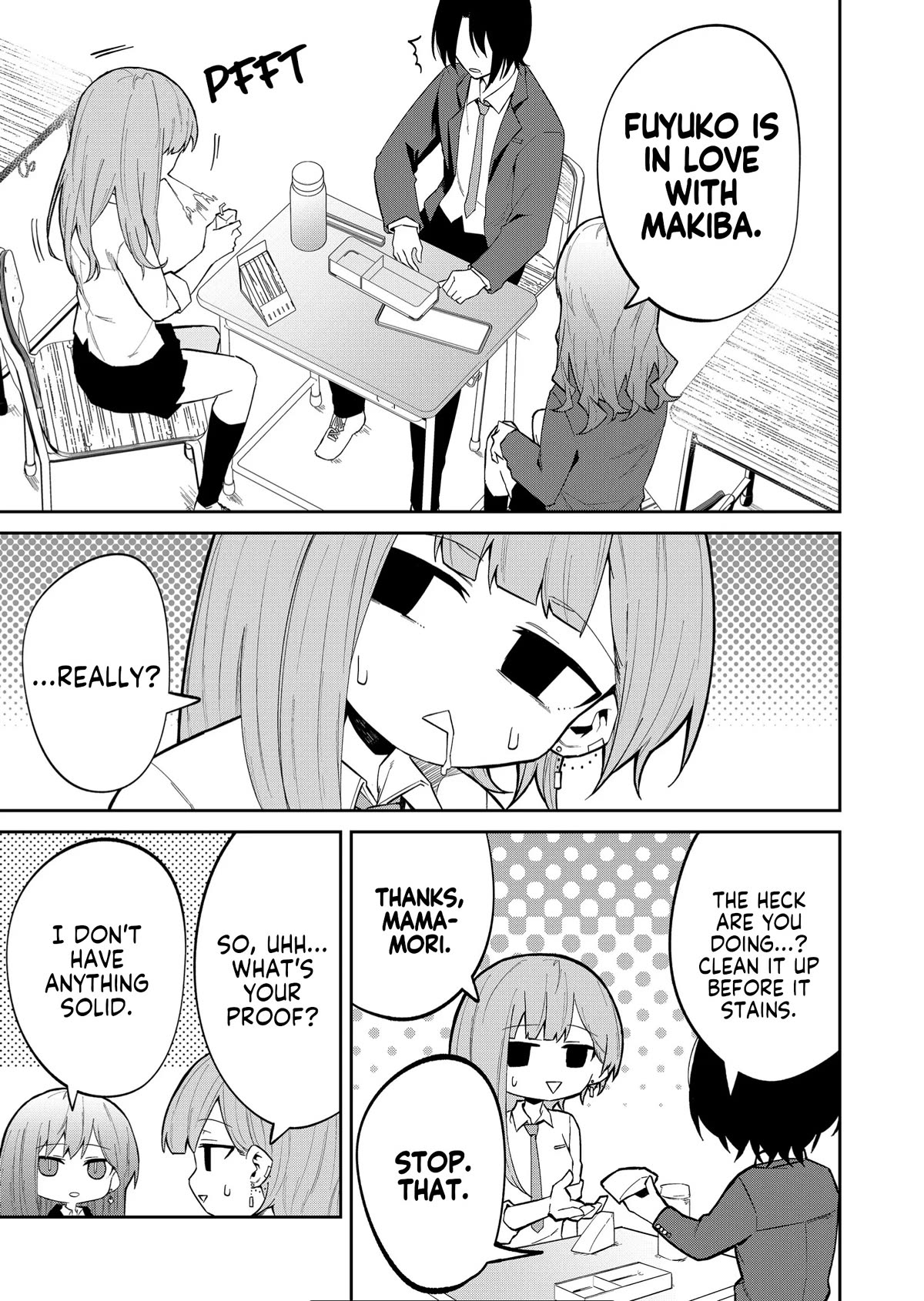 Wolf-chan Is Trying to Feign Indifference Chapter 19 page 5 - Chapter 19: The Oshi Protection Squad