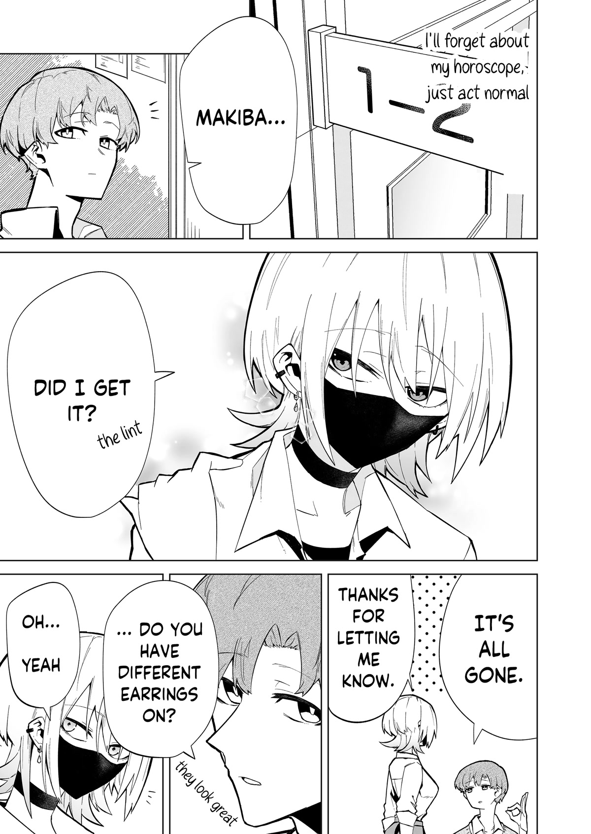 Wolf-chan Is Trying to Feign Indifference Chapter 2 page 7 - Chapter 2: Horoscopes and Sweets