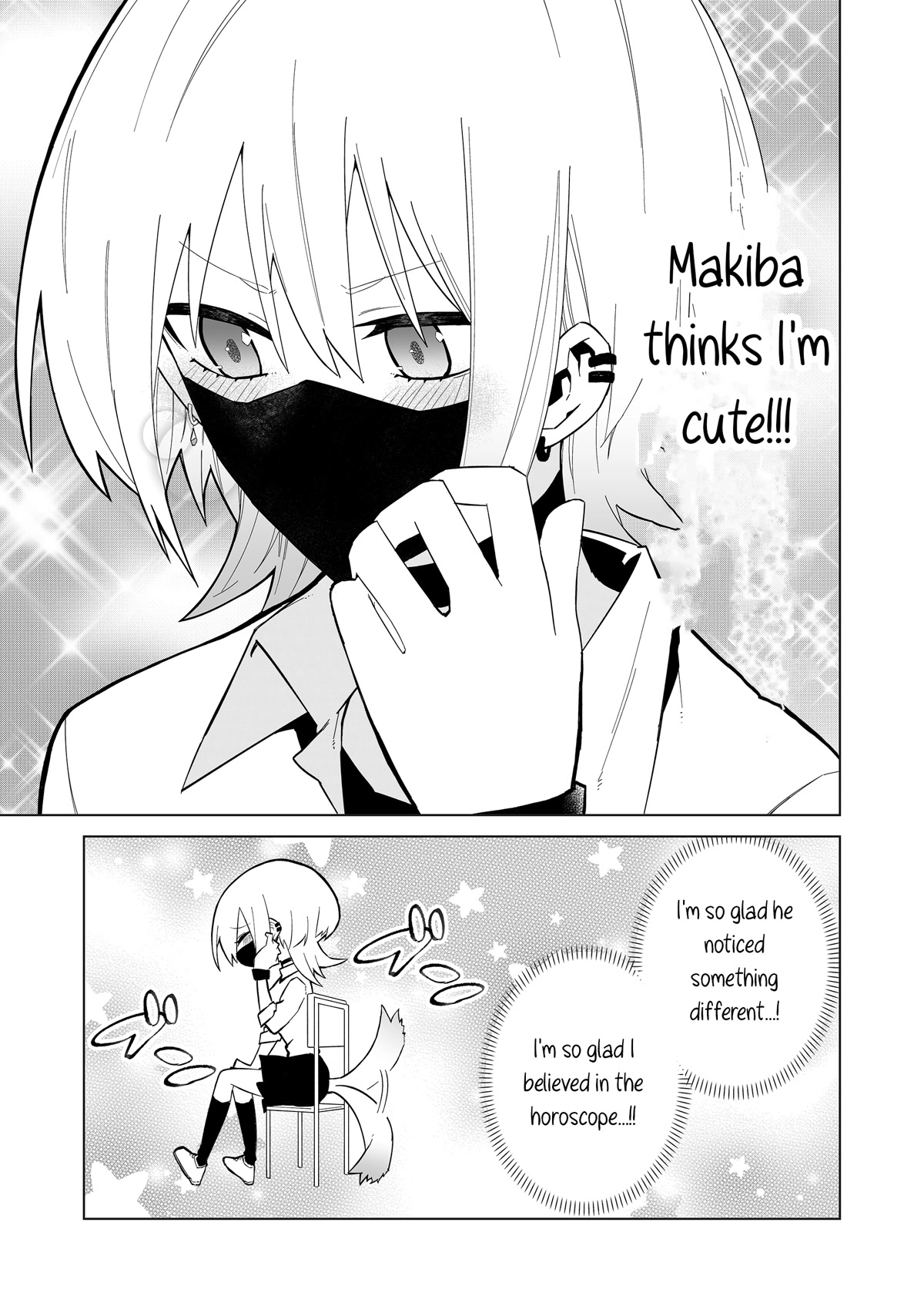 Wolf-chan Is Trying to Feign Indifference Chapter 2 page 9 - Chapter 2: Horoscopes and Sweets