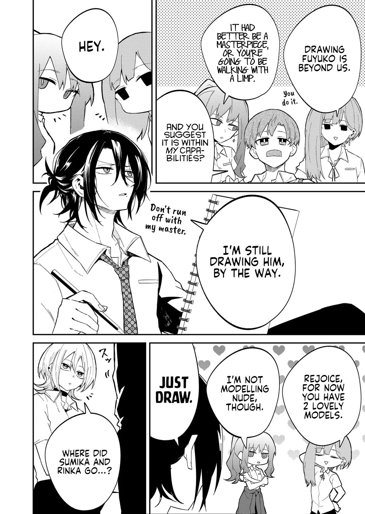 Wolf-chan Is Trying to Feign Indifference Chapter 21 page 4 - Chapter 21: Portrait and Master