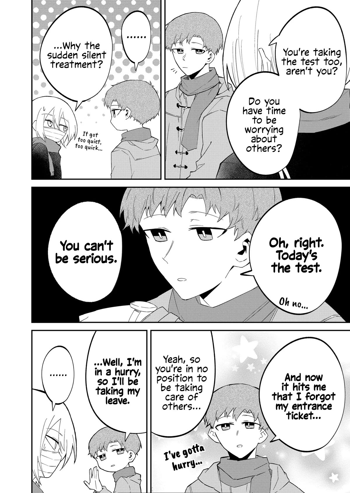 Wolf-chan Is Trying to Feign Indifference Chapter 24 page 6 - Chapter 24: Entrance Exam and Meeting
