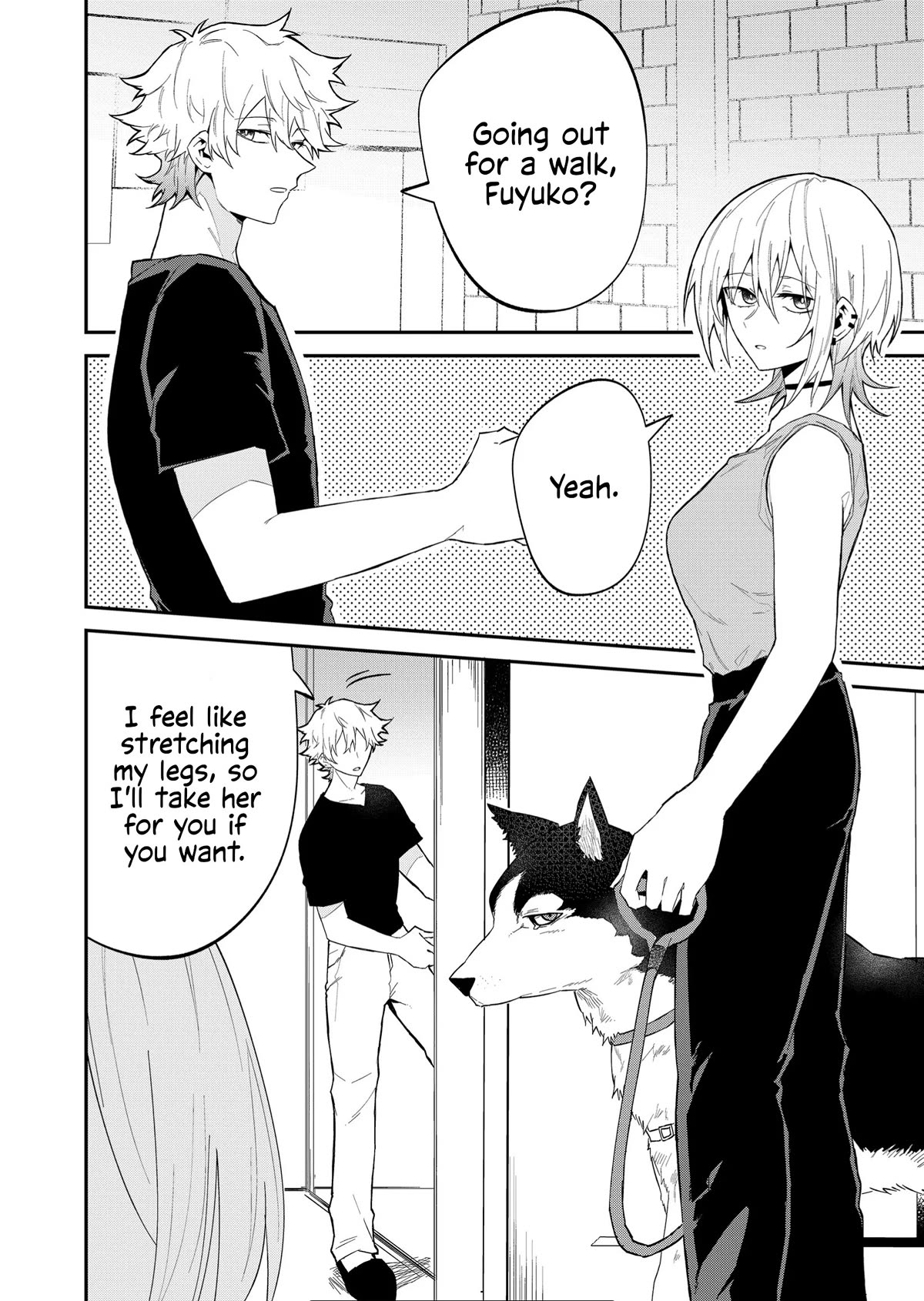 Wolf-chan Is Trying to Feign Indifference Chapter 26 page 2 - Chapter 26: Walk and Invitation