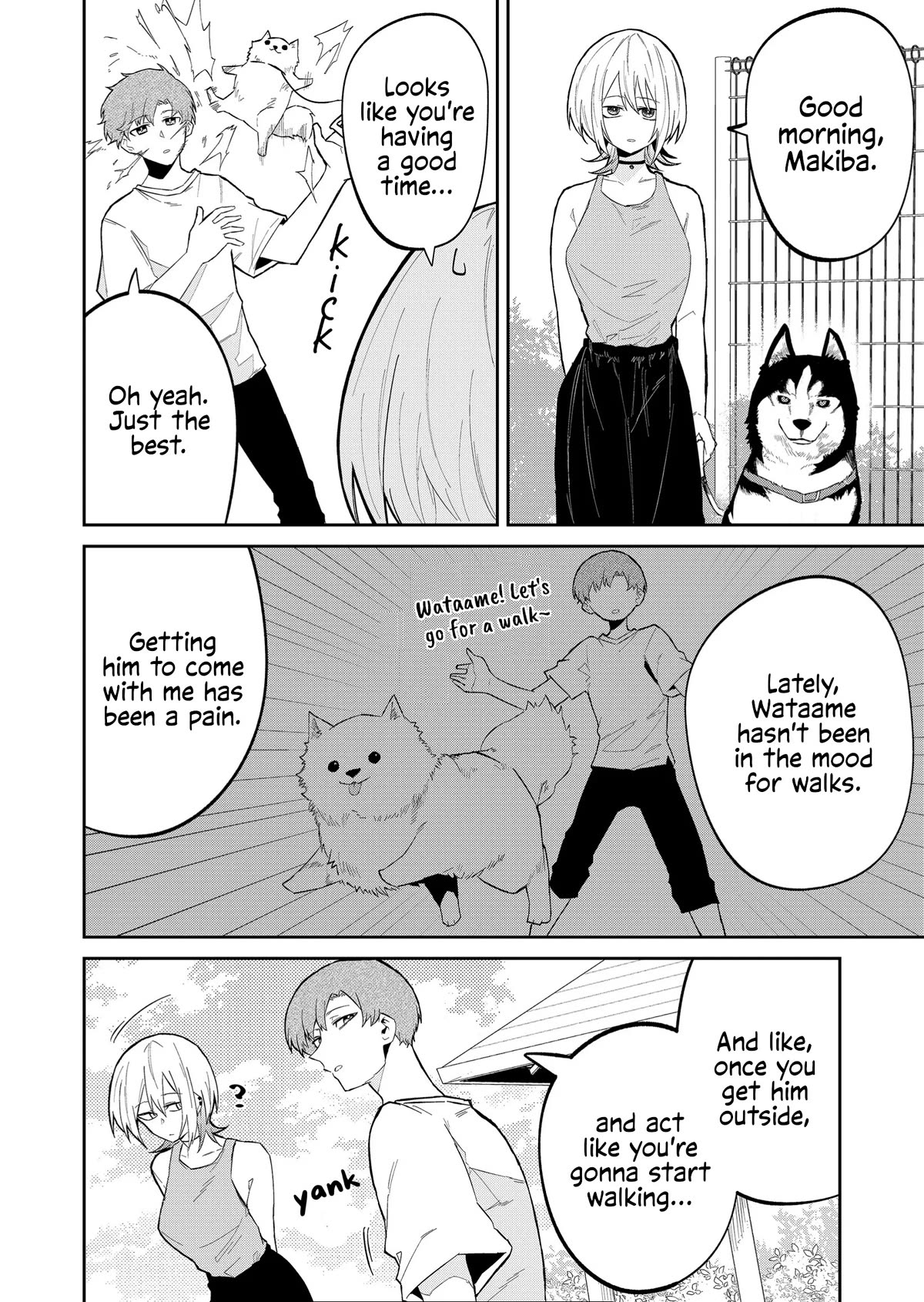 Wolf-chan Is Trying to Feign Indifference Chapter 26 page 4 - Chapter 26: Walk and Invitation