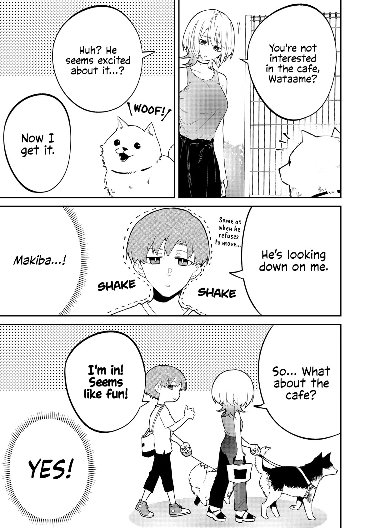 Wolf-chan Is Trying to Feign Indifference Chapter 26 page 9 - Chapter 26: Walk and Invitation