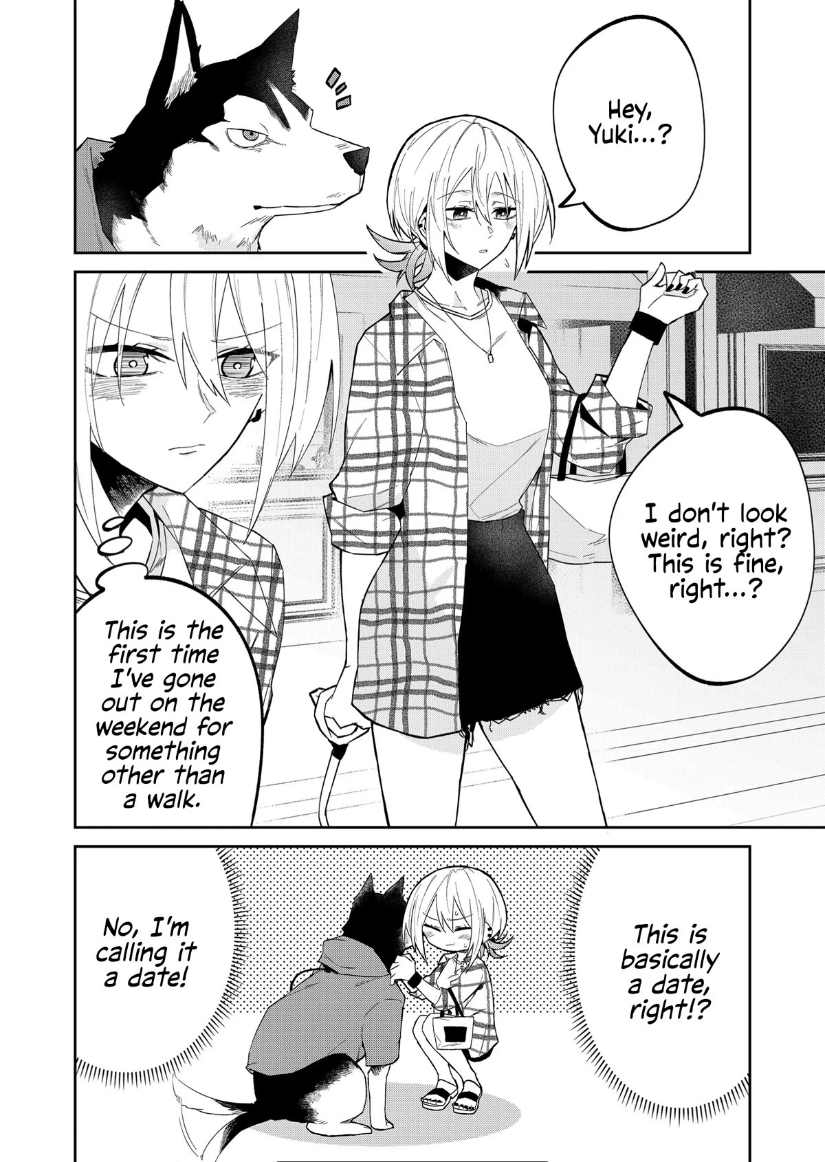 Wolf-chan Is Trying to Feign Indifference Chapter 27 page 2 - Chapter 27: Dogs and Cafe