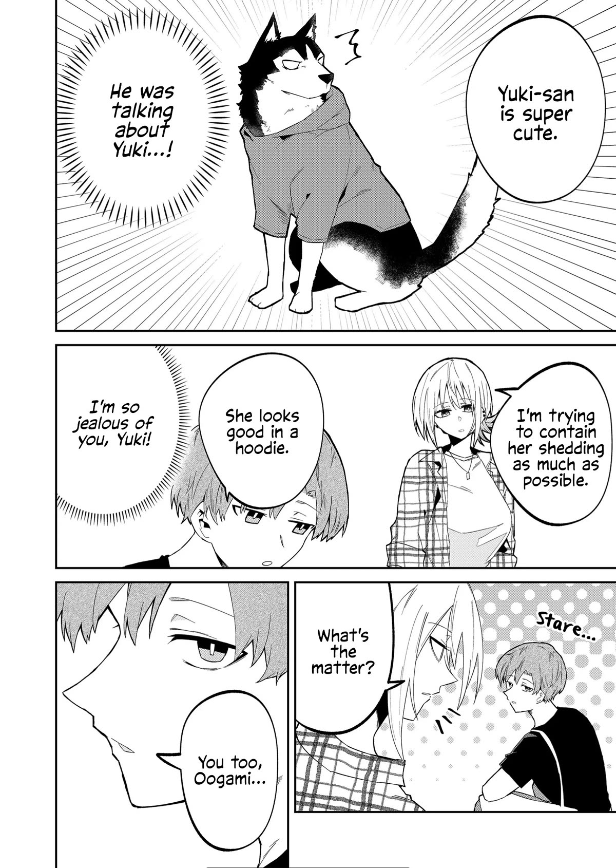 Wolf-chan Is Trying to Feign Indifference Chapter 27 page 4 - Chapter 27: Dogs and Cafe