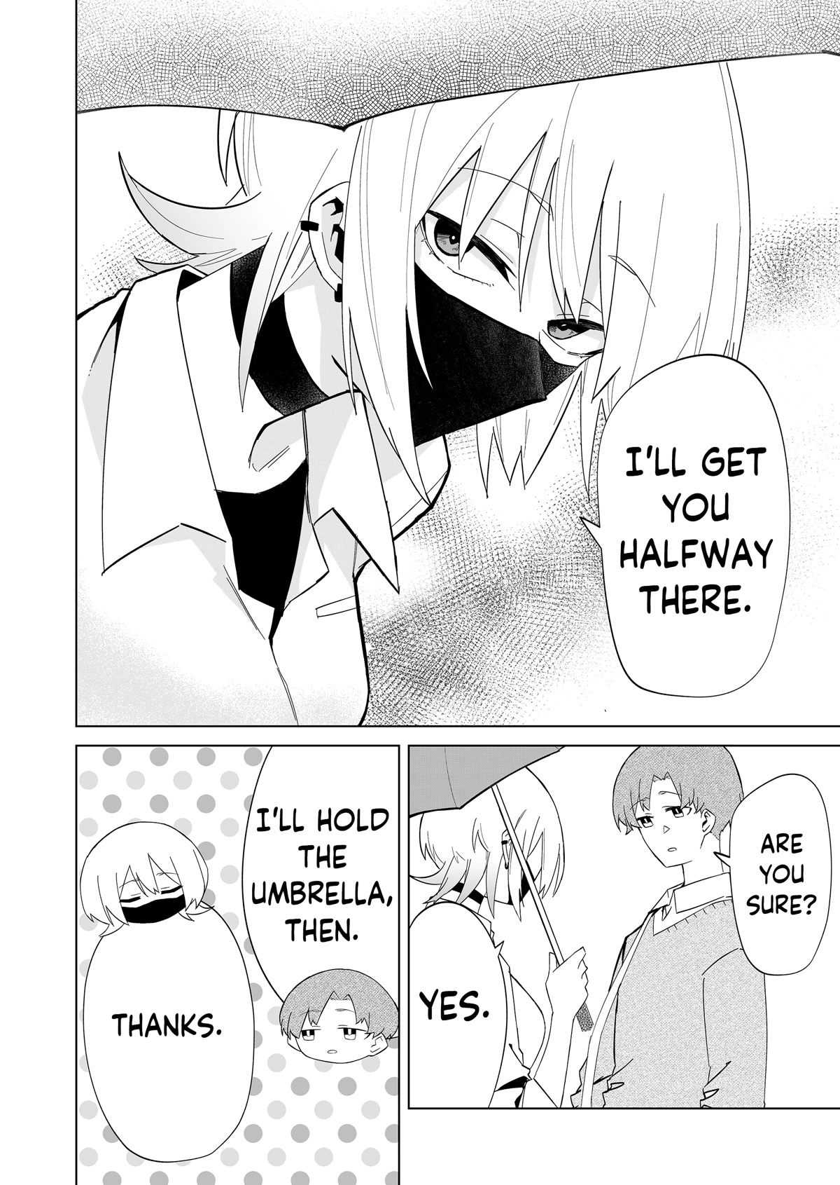 Wolf-chan Is Trying to Feign Indifference Chapter 3 page 14 - Chapter 3: Infirmaries and Shared Umbrellas